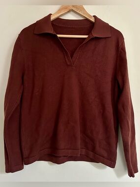 Collared Knit Sweater